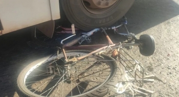 Ciclista é atropelado por ônibus do Eixo Anhanguera, em Goiânia